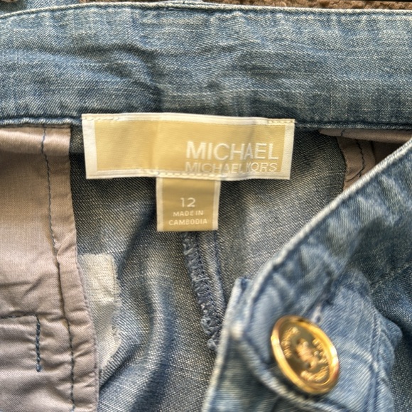MICHAEL KORS Jeans Size 12 Straight Legs Light Blue Jeans - Picture 5 of 5